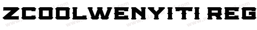zcoolwenyiti Regula字体转换